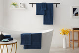 NNEKG 7 Piece 630GSM Aria Towel Set(Navy)