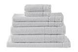 NNEKG 7 Piece 630GSM Aria Towel Set (White)