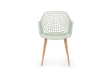 NNEKG Set of 2 Leerdam Armchairs (Pastel Green)