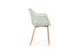 NNEKG Set of 2 Leerdam Armchairs (Pastel Green)
