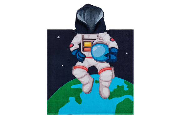 NNEKGE Astronauts Hooded Kids Beach Towel