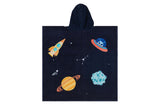 NNEKGE Astronauts Hooded Kids Beach Towel