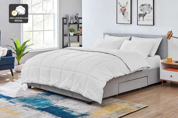NNEKGE 700GSM 100% Australian Wool Quilt (King)