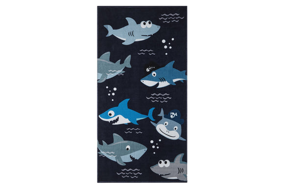 NNEKGE Baby Shark Kids Beach Towel