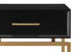 NNEKGE Bailey Bedside Table (Black)