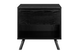 NNEKGE Baily Bedside Table (Black)