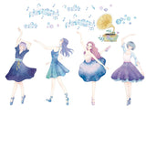 NNEKGE Dancing Ballerina Wall Sticker