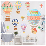 NNEKGE Hot Airballoon Nursery Wall Sticker