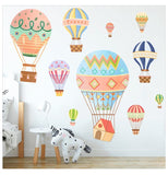 NNEKGE Hot Airballoon Nursery Wall Sticker