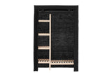 NNEKGE Bamboo Fabric Wardrobe (Black)