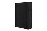 NNEKGE Bamboo Fabric Wardrobe (Black)