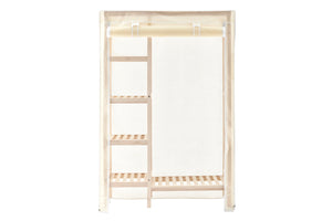 NNEKGE Bamboo Fabric Wardrobe (Beige)