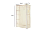 NNEKGE Bamboo Fabric Wardrobe (Beige)
