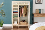 NNEKGE Bamboo Fabric Wardrobe (Beige)