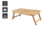 NNEKG Portable Bamboo Laptop Desk Tray