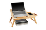 NNEKG Portable Bamboo Laptop Desk Tray