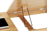 NNEKG Portable Bamboo Laptop Desk Tray