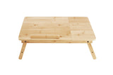NNEKG Portable Bamboo Laptop Desk Tray