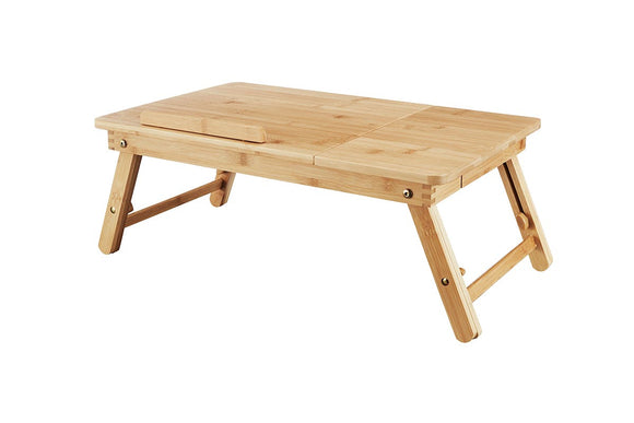 NNEKG Portable Bamboo Laptop Desk Tray