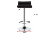 NNEKGE Set of 2 Flat Top Bar Stools