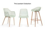NNEKG Set of 2 Leerdam Armchairs (Pastel Green)