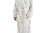 NNEKGE Retreat Microplush Bathrobe (White)