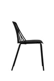 NNEKGE Set of 2 Betty Dining Chairs (Black)