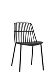 NNEKGE Set of 2 Betty Dining Chairs (Black)