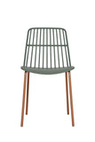 NNEKGE Set of 2 Betty Dining Chairs (Olive)