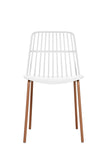NNEKGE Set of 2 Betty Dining Chairs (White)