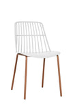 NNEKGE Set of 2 Betty Dining Chairs (White)