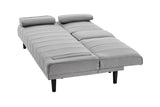 NNEKGE Bonita Pintuck Sofa Bed (Light Grey)