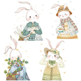 NNEKGE Bunnies Multiple Wall Decal Sticker