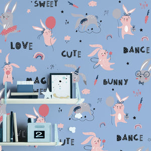 NNEKGE Bunnies and the Magic Nursery Wall Sticker