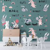 NNEKGE Bunnies and the Magic Nursery Wall Sticker