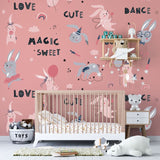 NNEKGE Bunnies and the Magic Nursery Wall Sticker