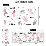 NNEKGE Bunnies and the Magic Nursery Wall Sticker