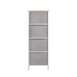 NNEKG 8 Drawer Storage Chest (Light Grey)