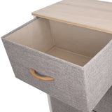 NNEKG 8 Drawer Storage Chest (Light Grey)