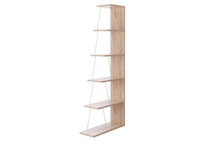 NNEKG Cindy Staggered Bookshelf (Natural)