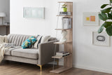 NNEKG Cindy Staggered Bookshelf (Natural)