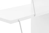 NNEKG Cindy Staggered Bookshelf (White)