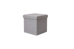 NNEKG Collapsible Storage Box (Small Light Grey Fabric)