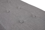 NNEKG Collapsible Storage Box (Small Light Grey Fabric)