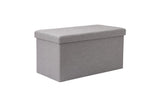 NNEKG Collapsible Storage Box (Large Light Grey Fabric)