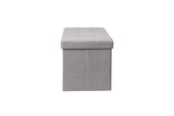NNEKG Collapsible Storage Box (Large Light Grey Fabric)