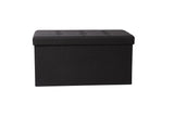 NNEKG Collapsible Storage Box (Large Black Fabric)