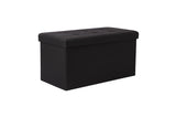 NNEKG Collapsible Storage Box (Large Black Fabric)