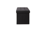 NNEKG Collapsible Storage Box (Large Black Fabric)