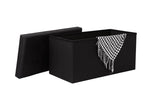 NNEKG Collapsible Storage Box (Large Black Fabric)